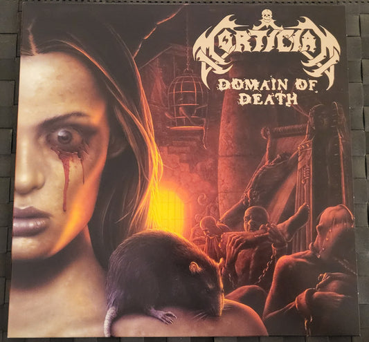 Mortician - Domain Of Death (LP, Album, RE, Ora)