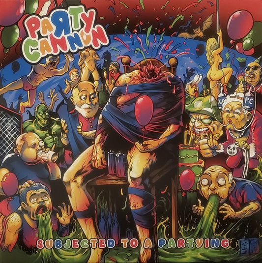 Party Cannon - Subjected To A Partying (12", EP, Blu)