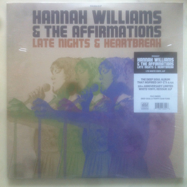 Hannah Williams & The Affirmations - Late Nights & Heartbreak  (2xLP, Album, Ltd, RE, Whi)