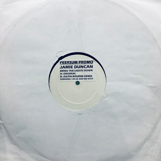 Jamie Duncan - Bring The Lights Down (12", Promo, W/Lbl, Sti)
