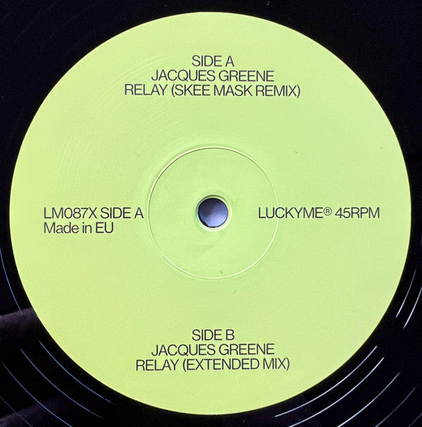 Jacques Greene - Relay (12", Single)