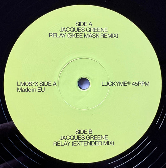 Jacques Greene - Relay (12", Single)