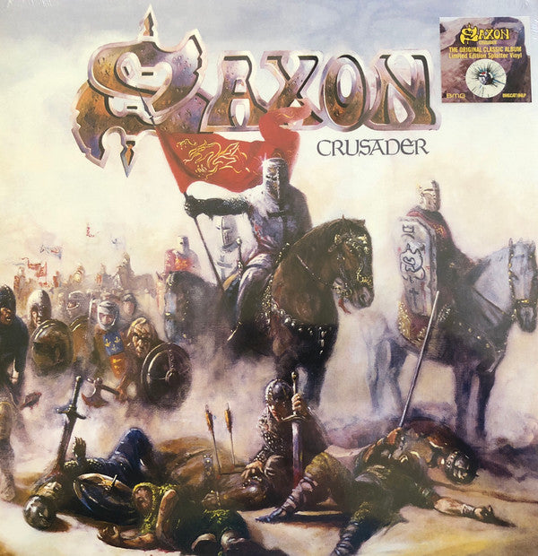Saxon - Crusader (LP, Album, Ltd, RE, RM, Spl)