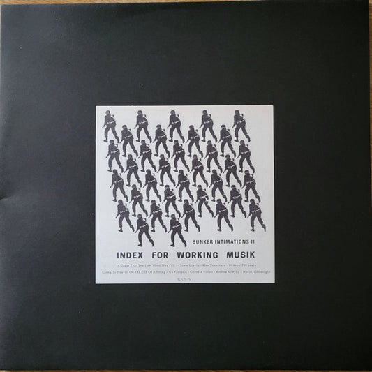 Index For Working Musik - Bunker Intimations II (LP, Ltd)