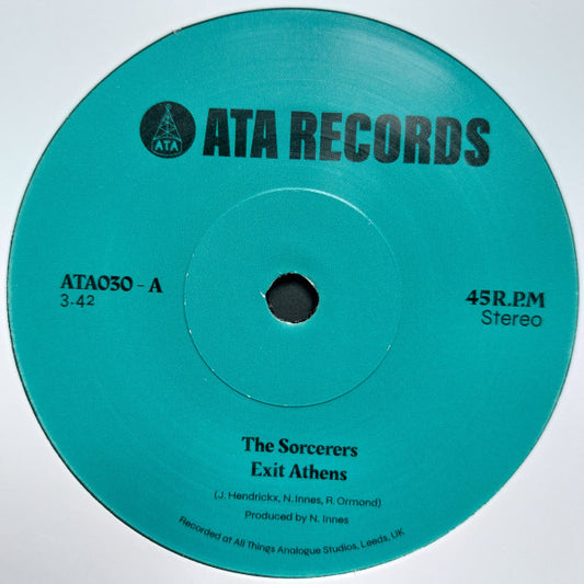 The Sorcerers / The Outer Worlds Jazz Ensemble - Exit Athens / Beg, Borrow, Play  (7", Single, Ltd)