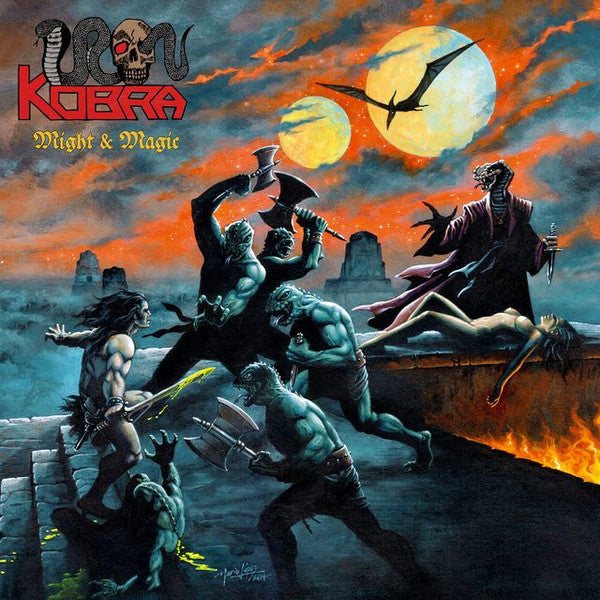 Iron Kobra - Might & Magic (LP, Album, RP, Reg)