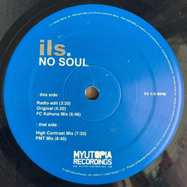 Ils - No Soul (12", Hal)