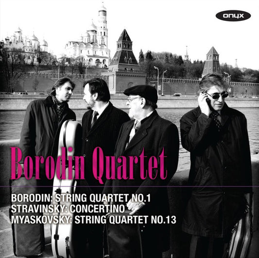 Borodin Quartet*, Borodin*, Stravinsky*, Myaskovsky* - String Quartet No. 1 / Concertino / String Quartet No. 13 (CD)