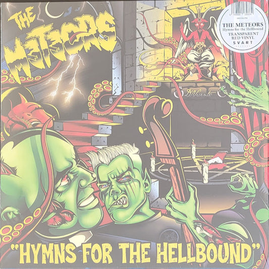 The Meteors (2) - Hymns For The Hellbound (LP, Album, RE, Red)