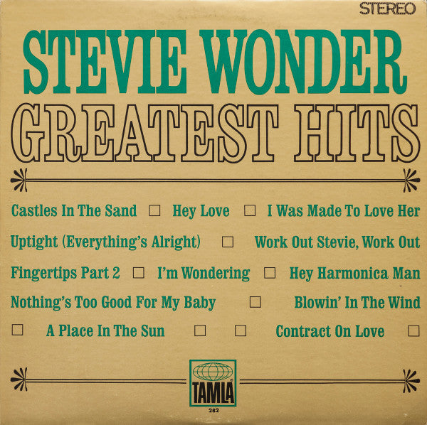 Stevie Wonder - Greatest Hits (LP, Comp, RP)