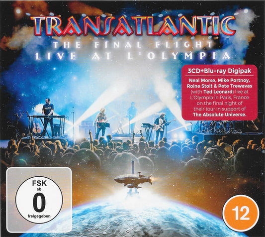 Transatlantic (2) - The Final Flight: Live At L'Olympia (3xCD, Album + Blu-ray, Multichannel + Ltd)