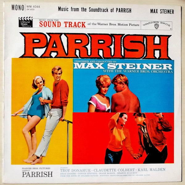 Max Steiner - Parrish (Music From The Sound Track) (LP, Album, Mono)