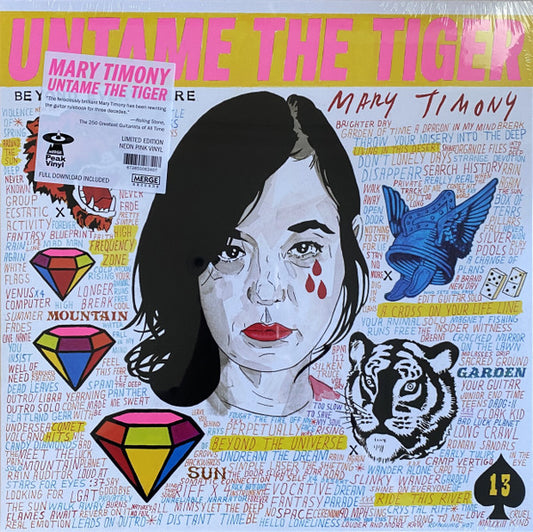 Mary Timony - Untame The Tiger (LP, Album, Ltd, Pin)