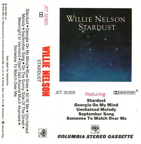 Willie Nelson - Stardust (Cass, Album)