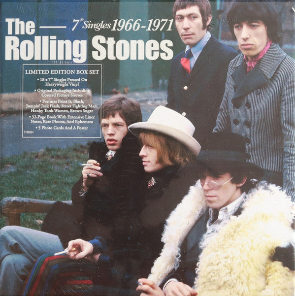 The Rolling Stones - 7" Singles 1966-1971 (Box, Comp, Mono, Ltd + 18x7", Single, RE)