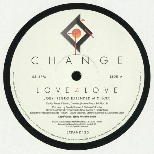 Change - Love 4 Love / Make Me (Go Crazy)  (12")