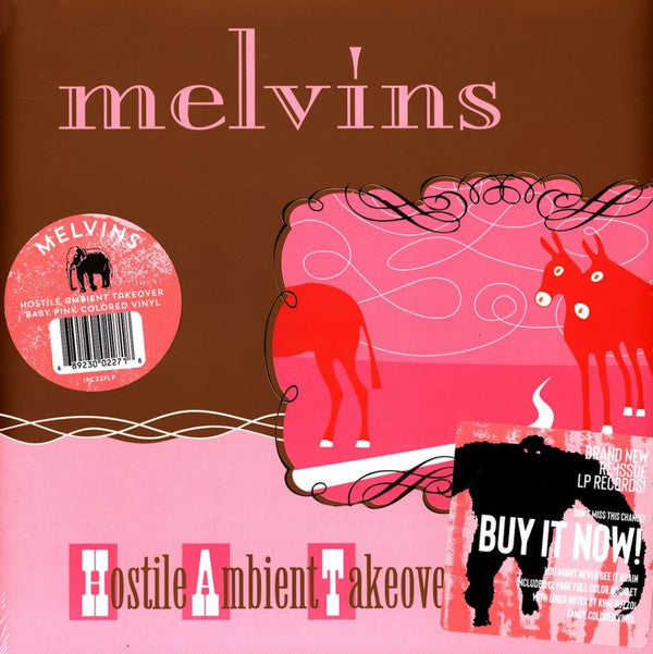 Melvins - Hostile Ambient Takeover (LP, Album, Ltd, RE, Pin)