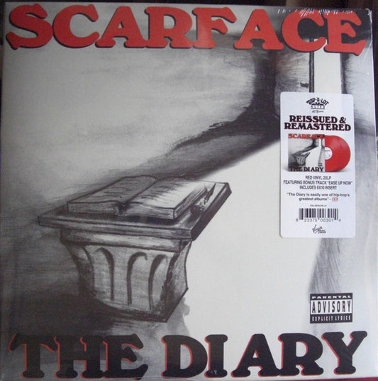 Scarface (3) - The Diary (2xLP, Album, RE, RM, Red)