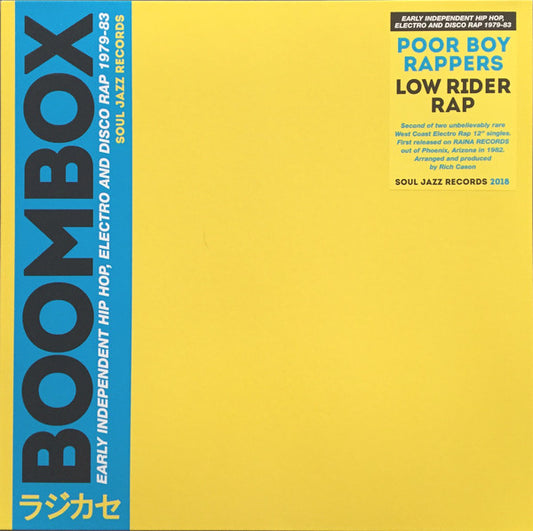 Poor Boy Rappers - Low Rider Rap (12", RE)