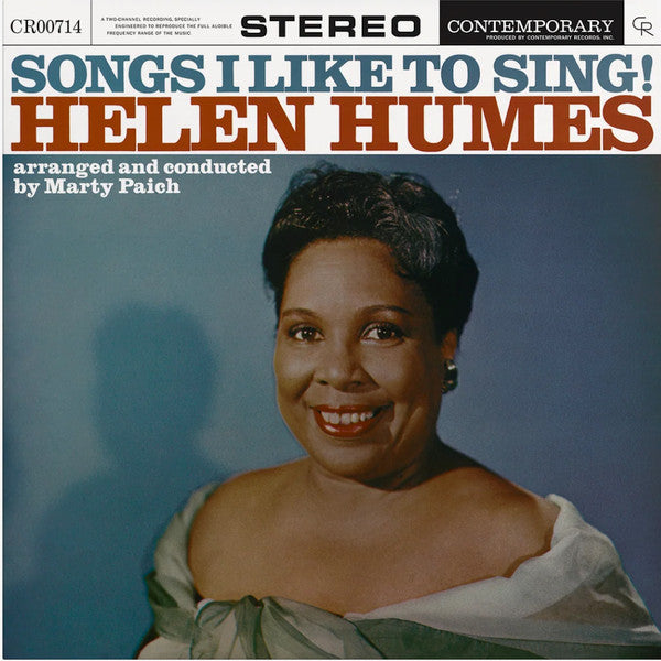 Helen Humes - Songs I Like To Sing! (LP, Album, RE, 180)