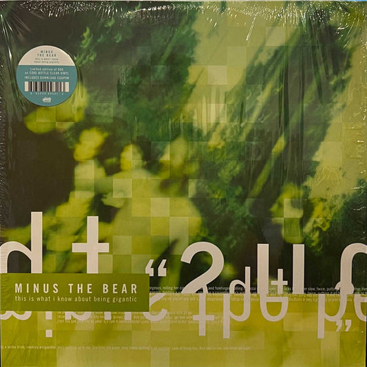 Minus The Bear - This Is What I Know About Being Gigantic (12", EP, Ltd, RE, RM, Cok)