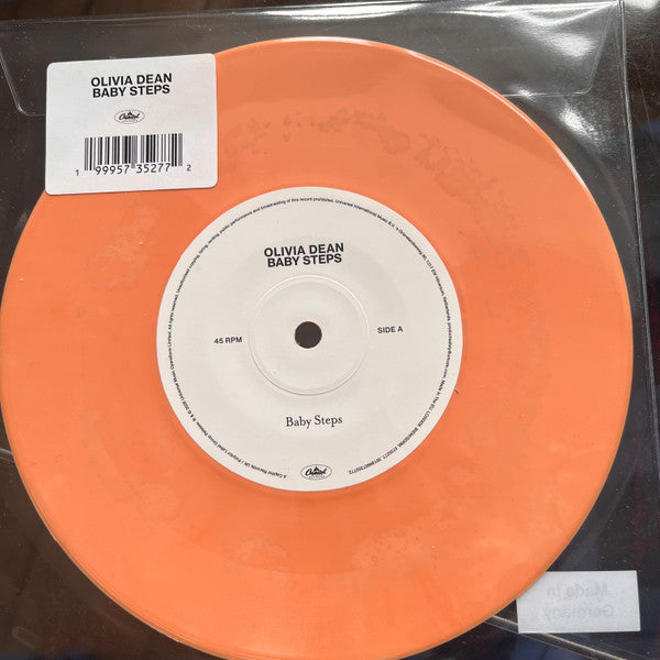 Olivia Dean - Baby Steps (7", Single, Ltd, Ora)