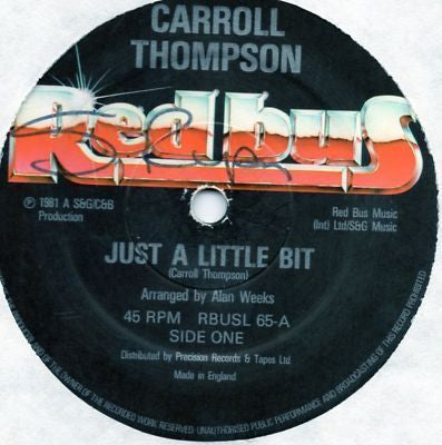 Carroll Thompson - Just A Little Bit (12")