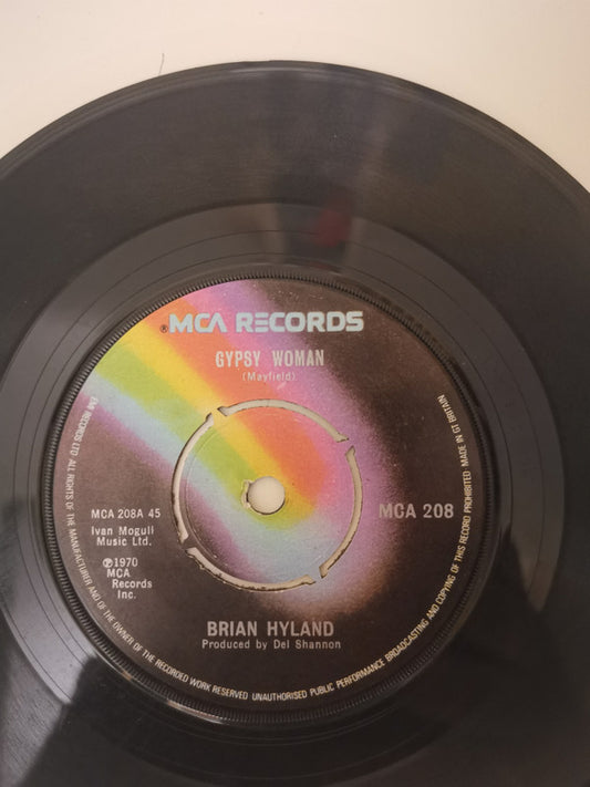 Brian Hyland - Gypsy Woman (7", Single, RE)
