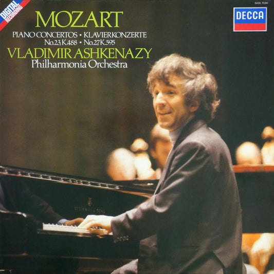 Mozart*, Vladimir Ashkenazy, Philharmonia Orchestra - Piano Concertos = Klavierkonzerte No.23, K.488 · No.27, K.595 (LP)