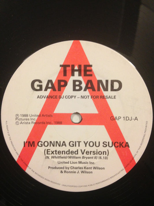 The Gap Band - I'm Gonna Git You Sucka (12", Single, Promo)
