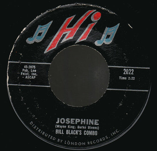 Bill Black's Combo - Josephine / Dry Bones (7", Single)