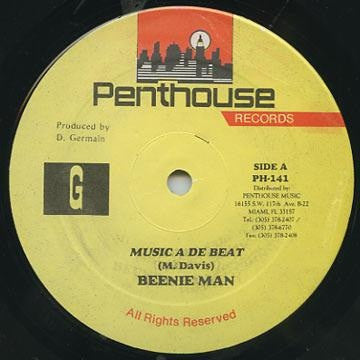 Beenie Man - Music A De Beat (12")