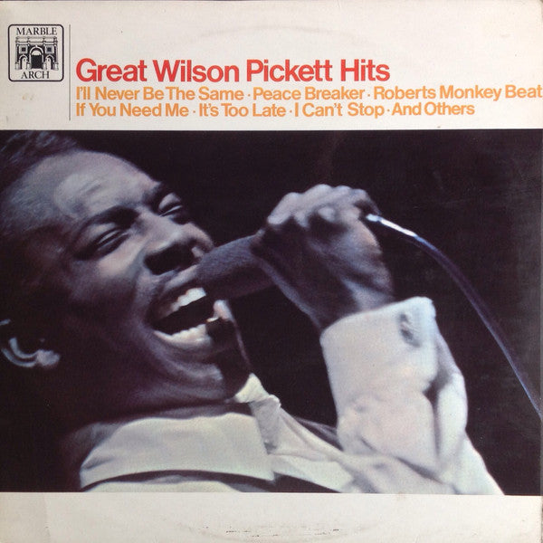 Wilson Pickett - Great Wilson Pickett Hits (LP, Mono, RE)