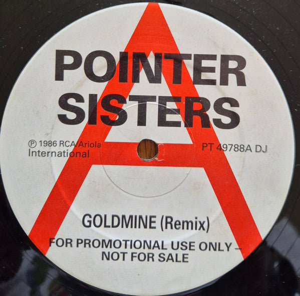 Pointer Sisters - Goldmine (12", Promo)