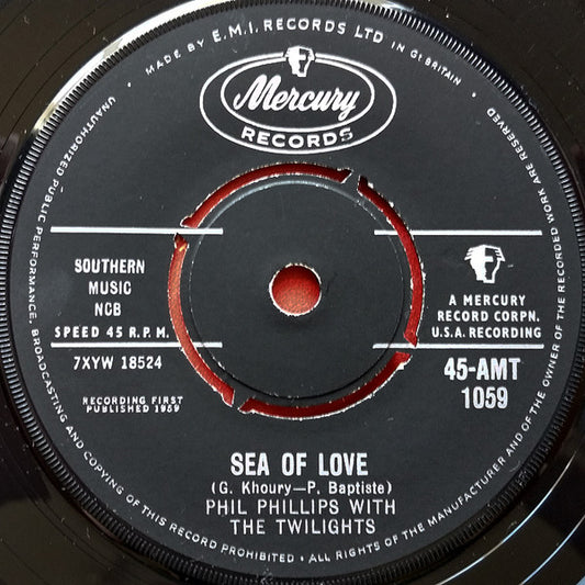 Phil Phillips With The Twilights - Sea Of Love (7", Single)