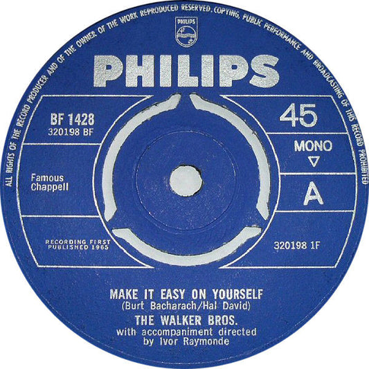 The Walker Bros.* - Make It Easy On Yourself (7", Single, 3 P)