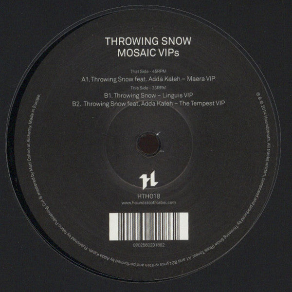Throwing Snow - Mosaic VIPs (12", EP, Ltd, 140)