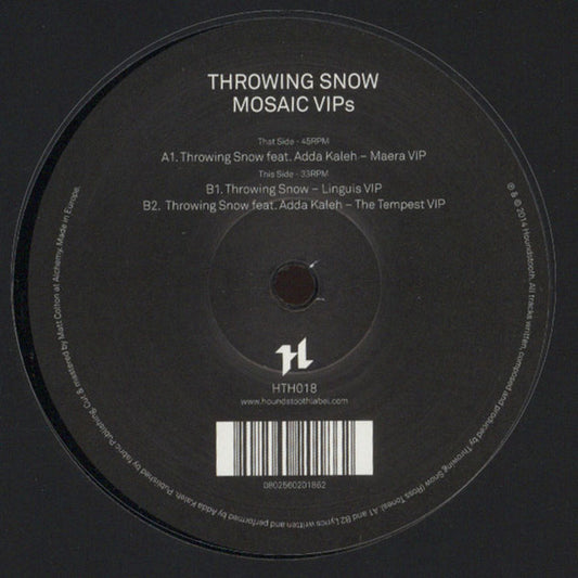 Throwing Snow - Mosaic VIPs (12", EP, Ltd, 140)