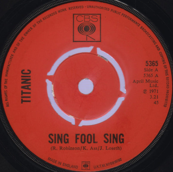 Titanic (3) - Sing Fool Sing  (7