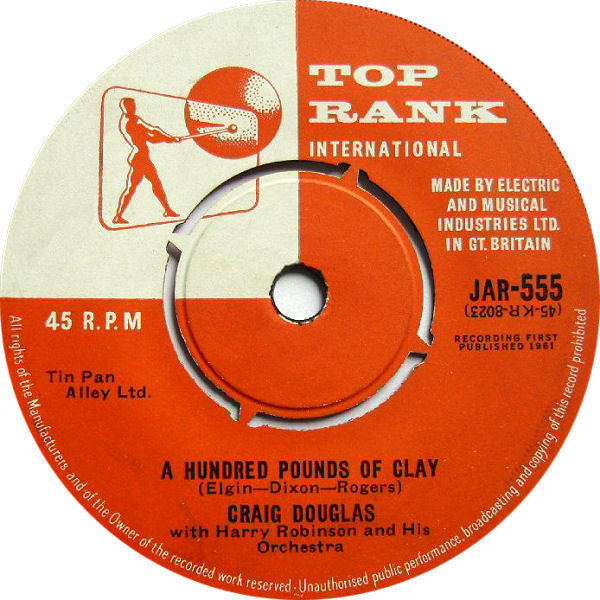 Craig Douglas (2) - A Hundred Pounds Of Clay (7", Single)