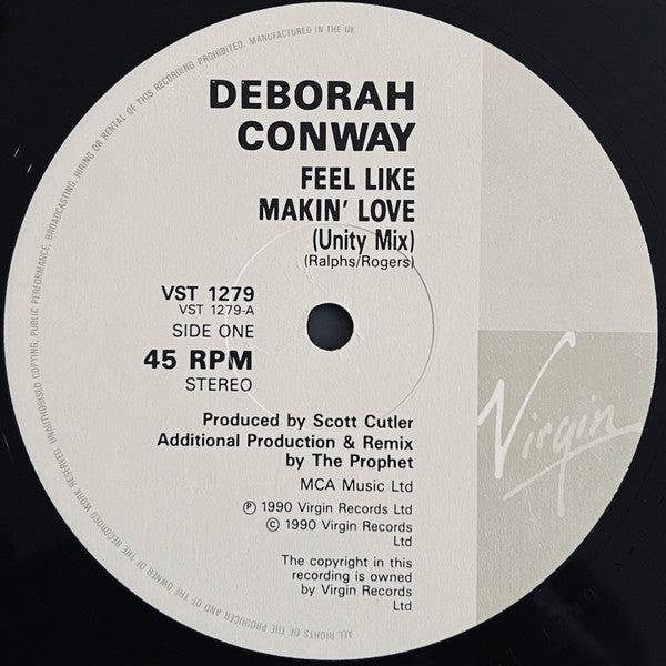 Deborah Conway - Feel Like Makin' Love (12")