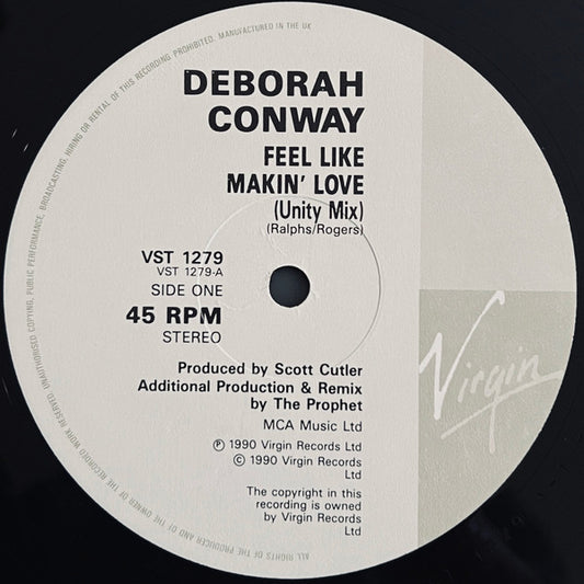 Deborah Conway - Feel Like Makin' Love (12")