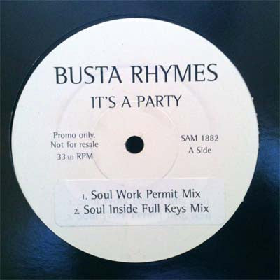 Busta Rhymes - It's A Party (12", Promo)