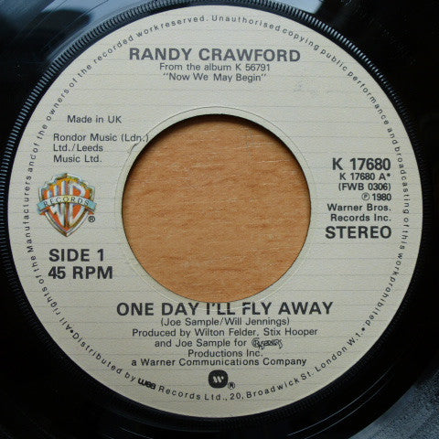 Randy Crawford - One Day I'll Fly Away (7", Single, Lar)