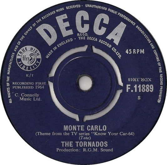 The Tornados - Monte Carlo (7", Single)