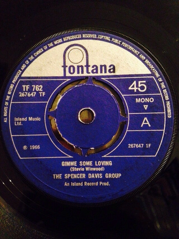 The Spencer Davis Group - Gimme Some Loving  (7", Mono, Fou)