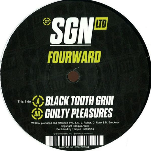 Fourward - Black Tooth Grin / Guilty Pleasures (12")