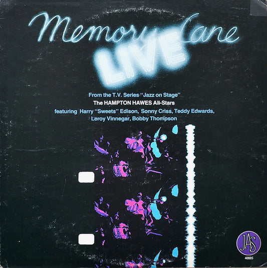 The Hampton Hawes All-Stars - Memory Lane Live (LP, Album)