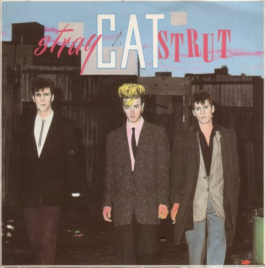 Stray Cats - Stray Cat Strut (7", Single, Pap)