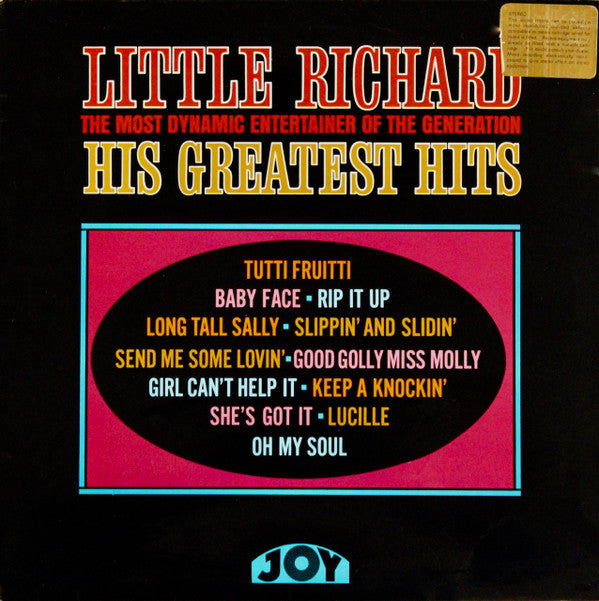 Little Richard - Little Richard's Greatest Hits (LP, Album, RE)
